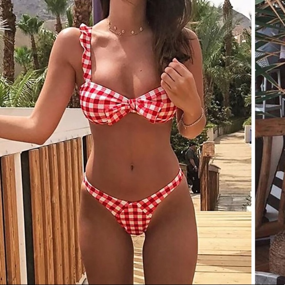 plaid bikini